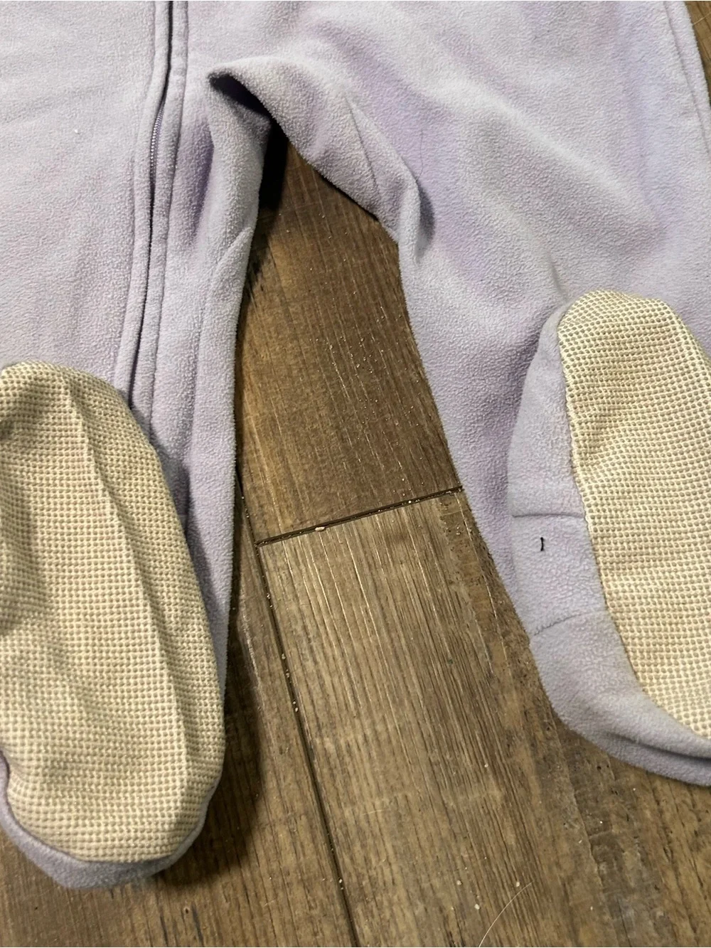 Baby Girls Zip Fleece Footie One Piece Lot Pink Purple 2T/ 24 Months